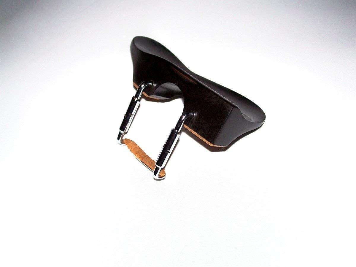 A 4/4 Or 3/4 Berber Chin Rest Ebony With Standard Bracket Installed Vwws