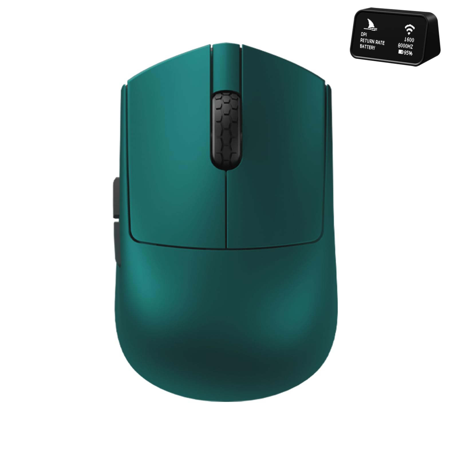 Darmoshark M5V2 Mini Fingertip Grasp Gaming Mouse,TriMode 30K DPI PAW3950 Optical Sensor Lightweight 36g,8K Polling,Programmabl