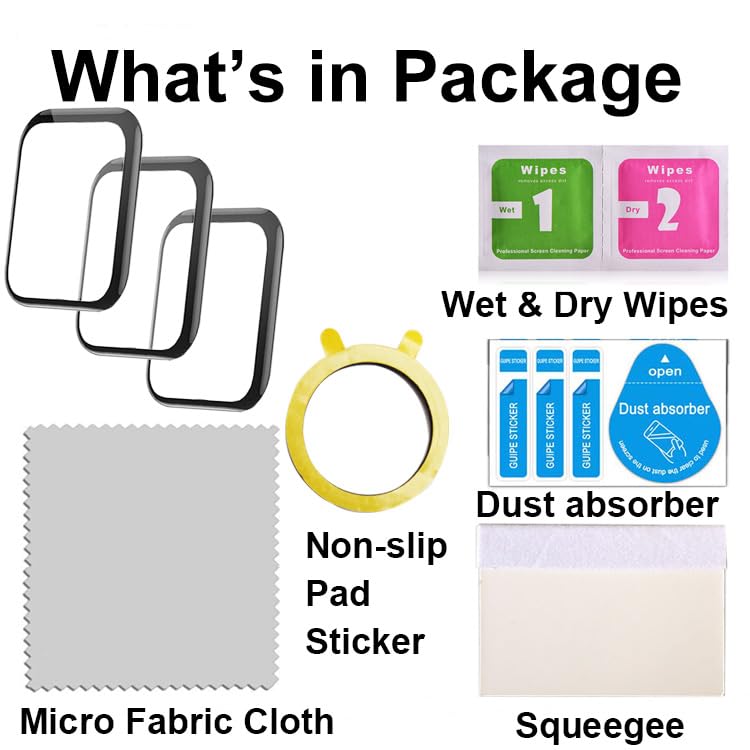 Smaate 3D Screen Protector Compatible With Idw19 1.8    Gydom Milouz Aeac Kalinco Quican Hoowel Veryfit Smart Watch (Answer/Make