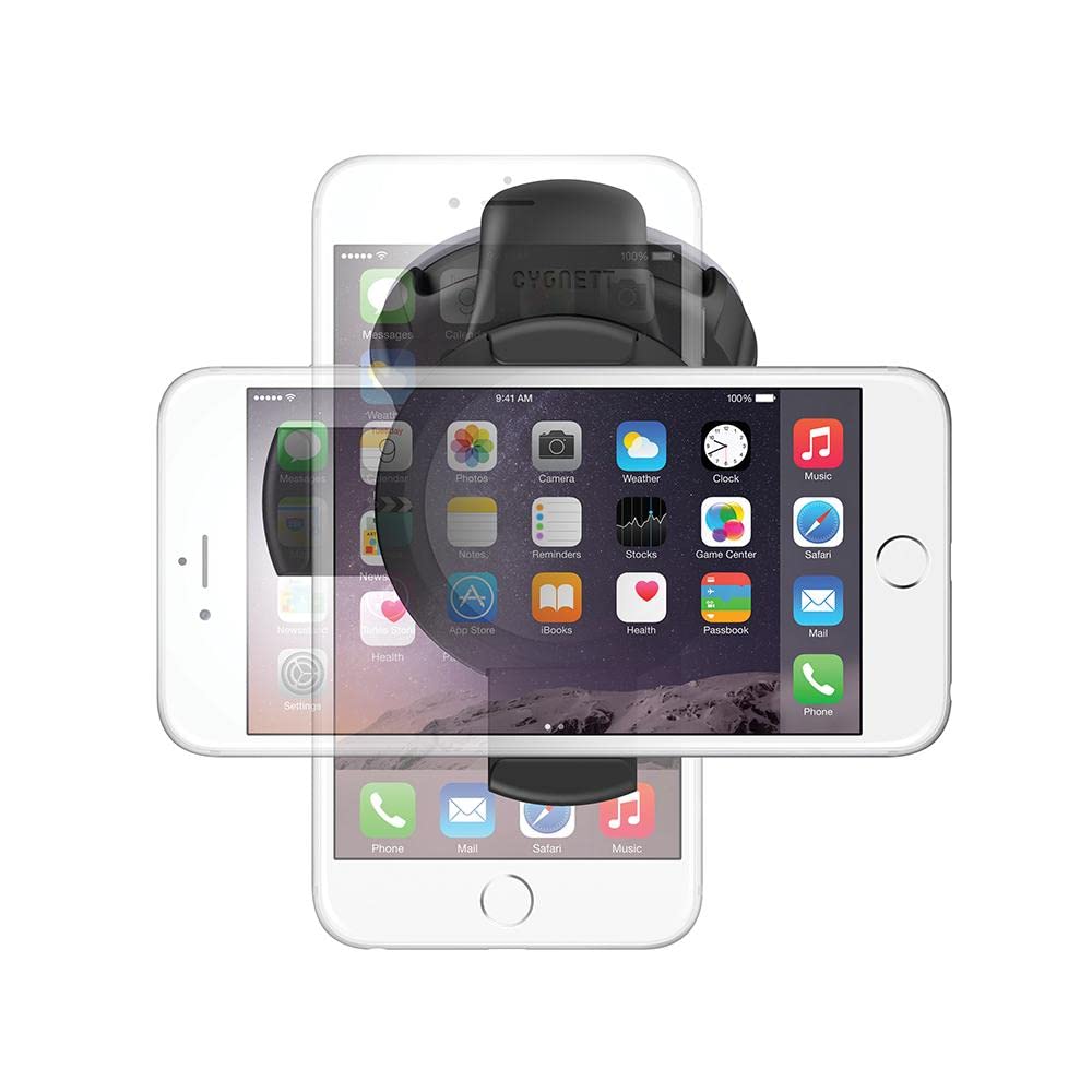 Cygnett Cy0338Acdas Dashview Universal Car Mount For All Phones - Retail Packaging - Black