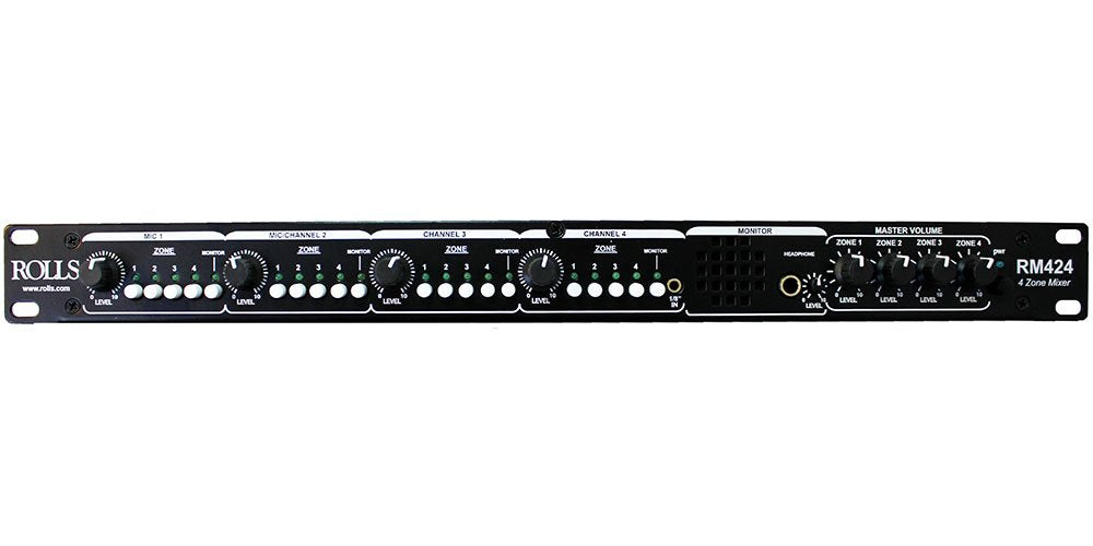 Rolls Rm424 Switchable Four Zone Mixer