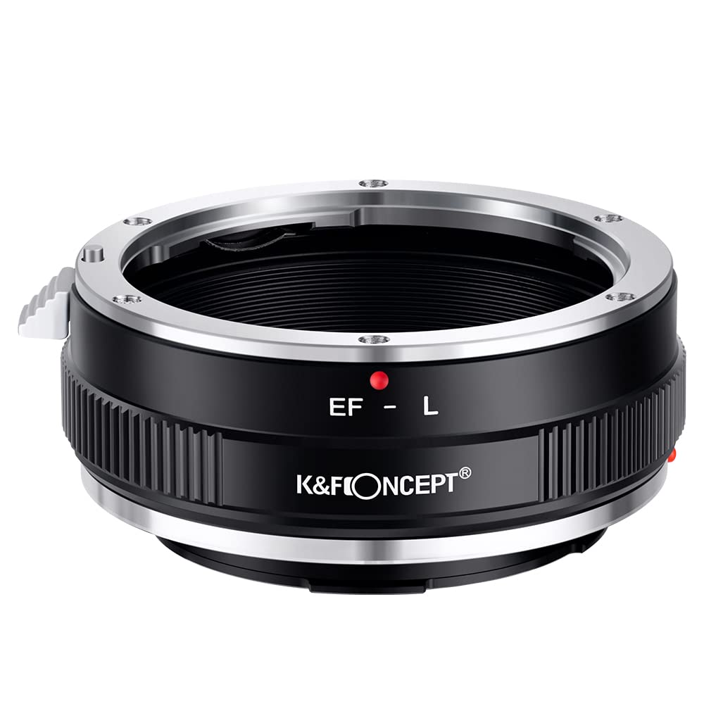 K&F Concept Lens Mount Adapter Eos L Manual Focus Compatible With Canon (Ef/Ef S) Lens To L Mount Camera Body