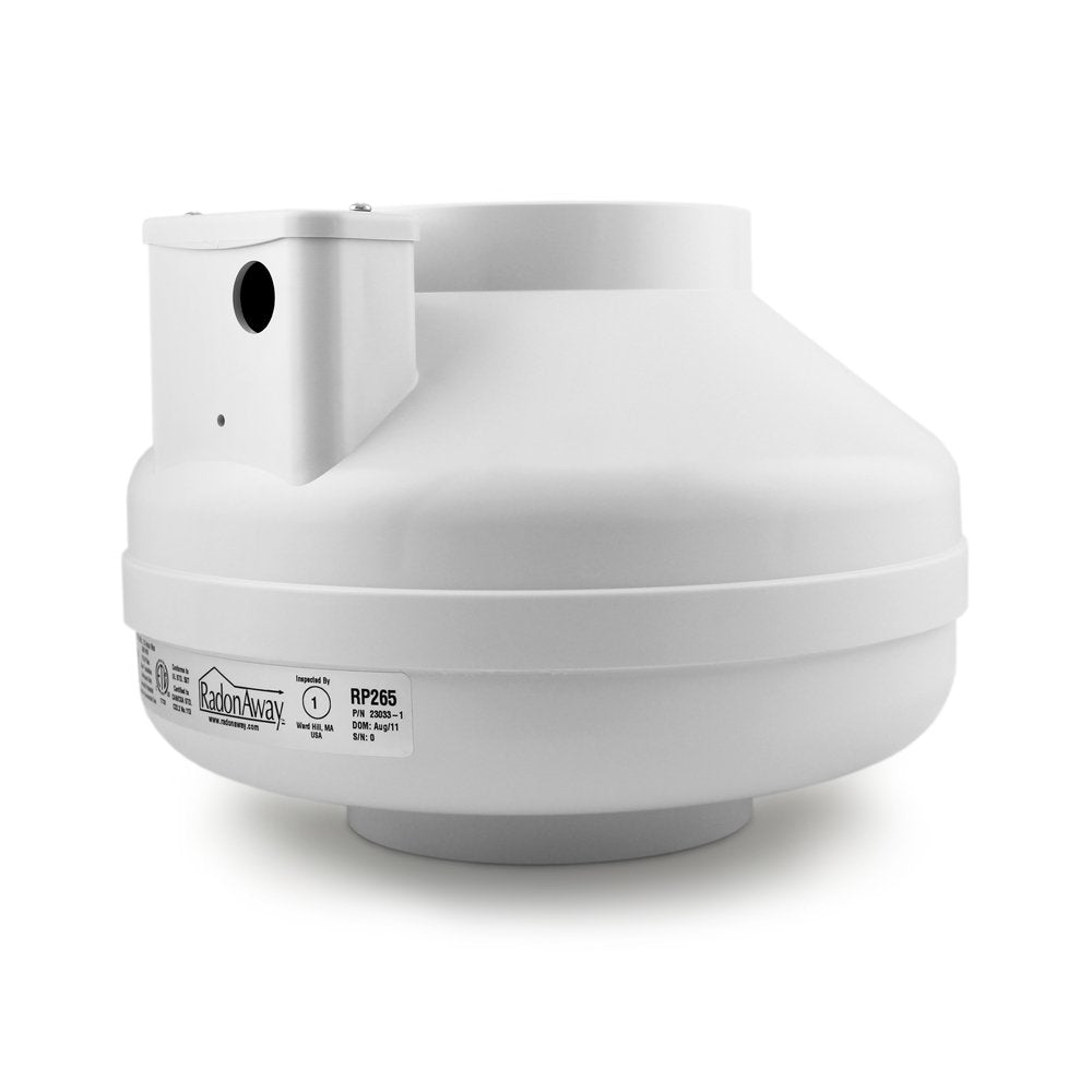 Radonaway 23033 1 Rp265 Radon Mitigation Fan, 6''