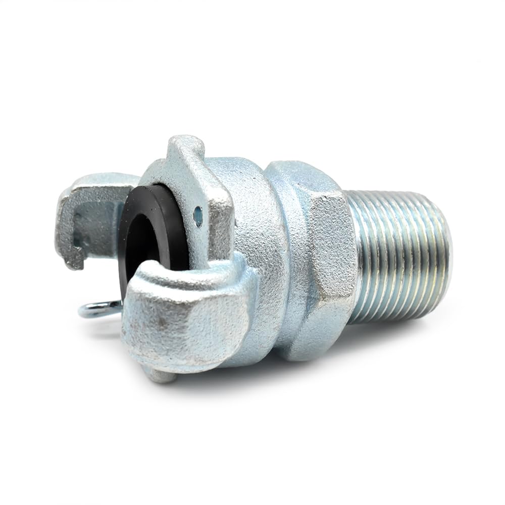 Interstate Pneumatics Cu 851 3/4 Inch Male Npt Straight Through Jack Hammer Coupler Pack Of 2