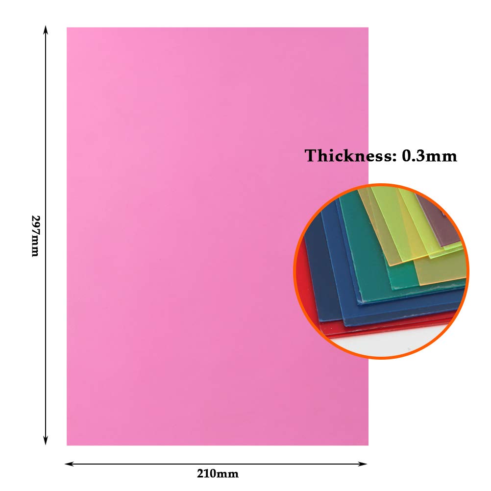 Buygoo 24Pcs Transparent Color Correction Lighting Gel Filter   Colored Gel Light Filter Plastic Sheet, 8.5 X 11 Inch, 8 Assorte