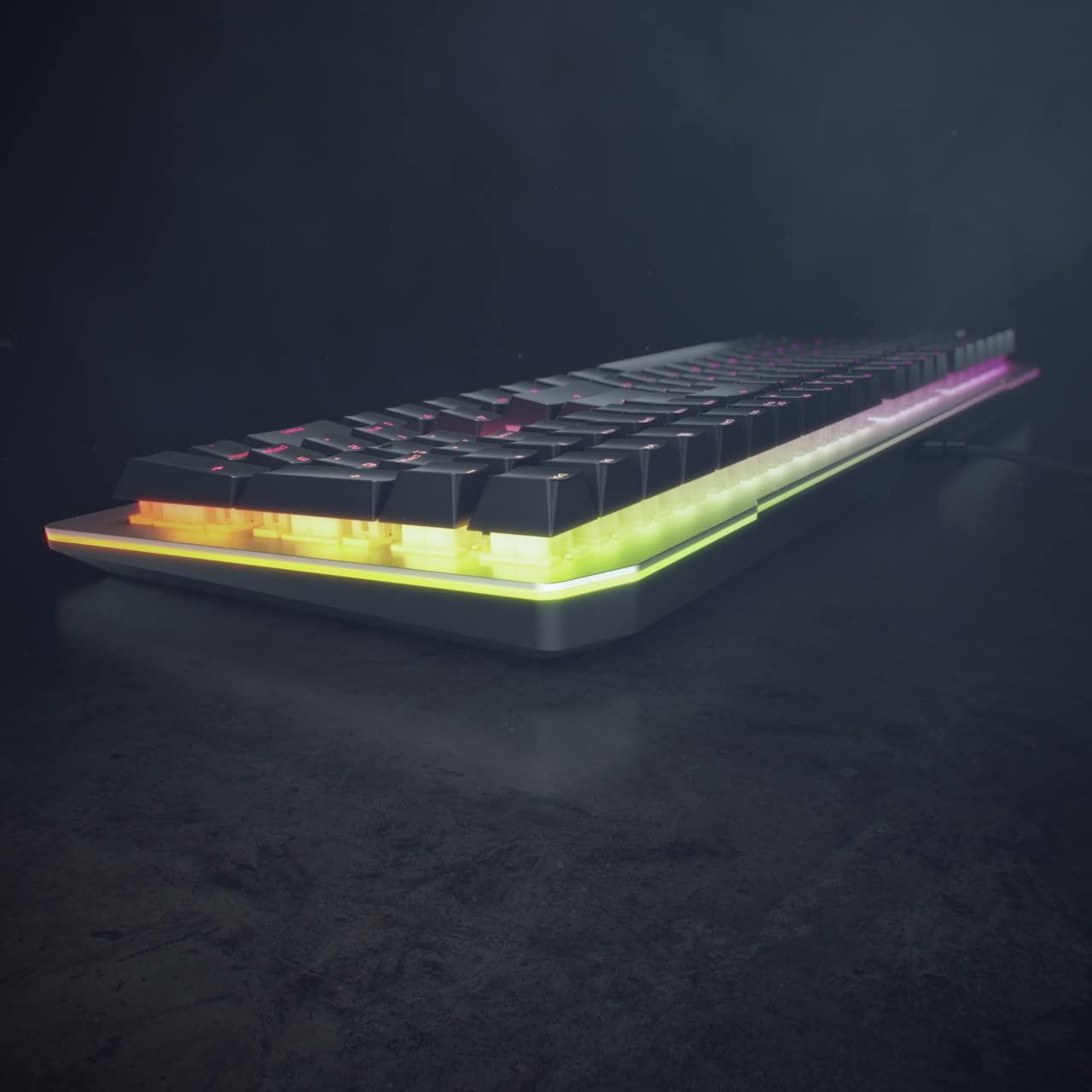 Cherry Mv 3.0 Viola Wired Mechanical Gaming Keyboard. Rgb Backlight With Cross Linear Viola Switches. From The Makers Of The Mx