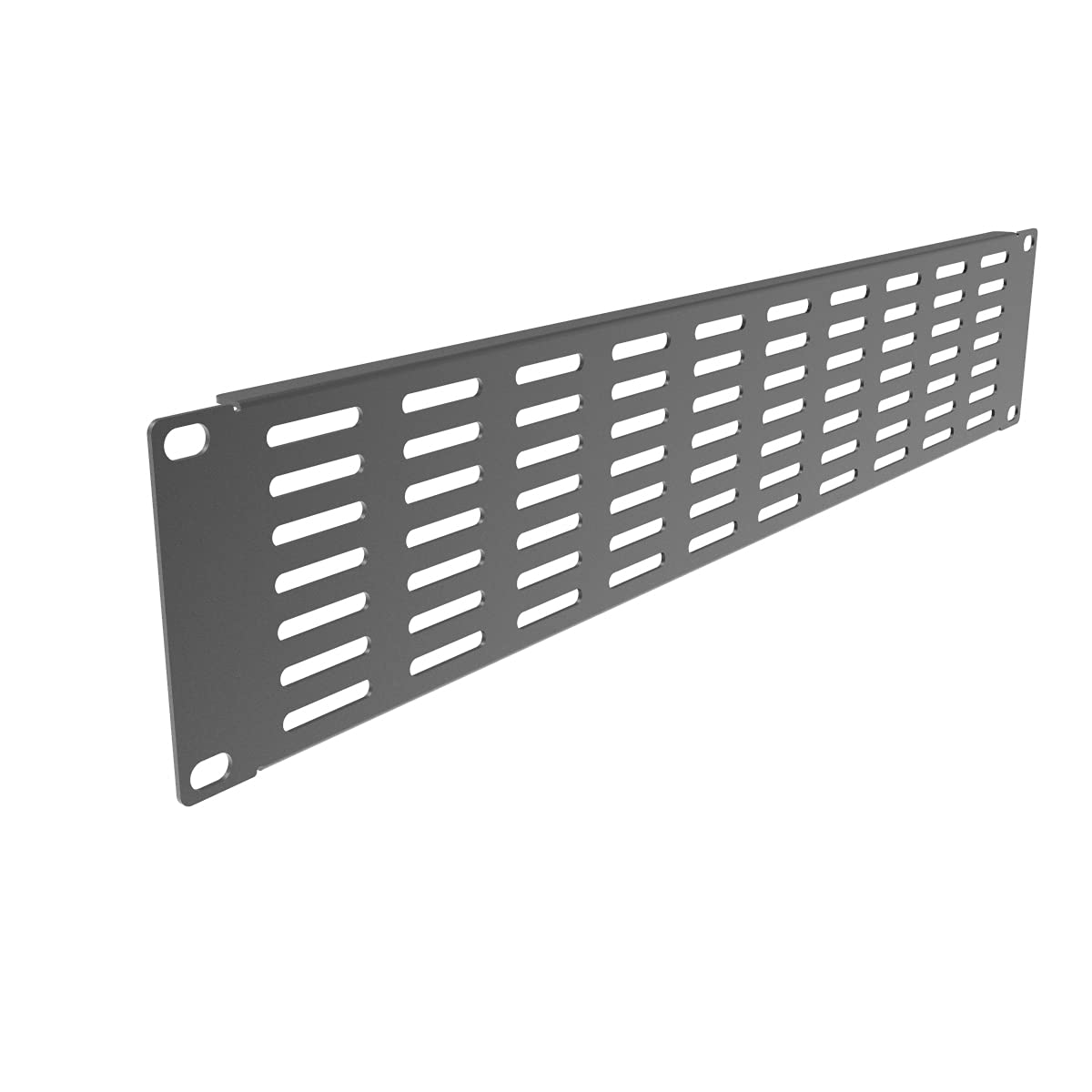 Qiaoyoubang 2 Pack 2U Metal Vented Blank Panel For 19Inch Server Rack Or Cabinet, Black (2Uvbp2Pc)