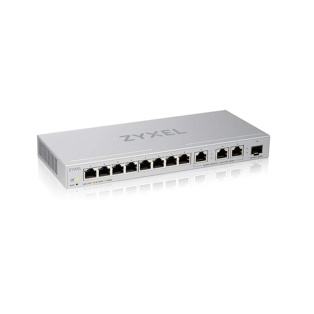 Zyxel 12Port WebManaged MultiGigabit Switch | 3X 10 | 1x 10G SFP+ [XGS125012]