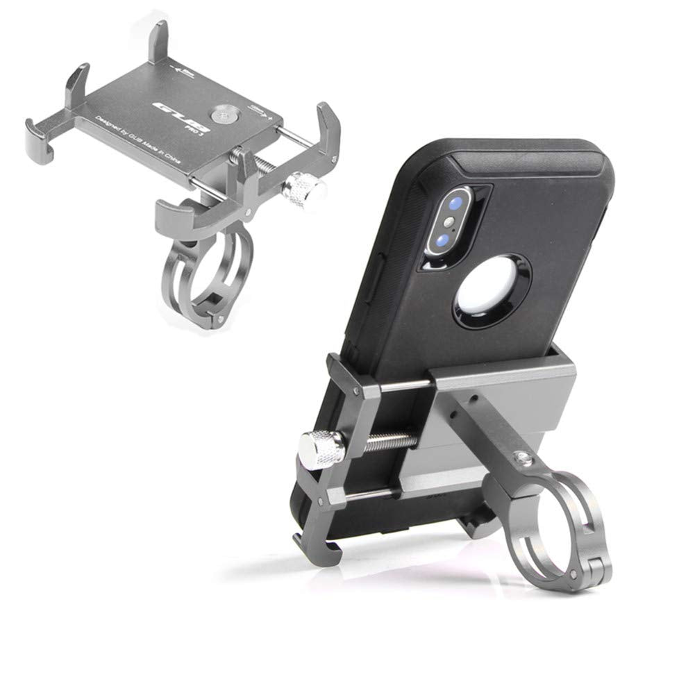 Gub Thick Case Design Bike & Motorcycle Phone Mount Handlebar Holder Adjustable Compatible With Iphone Xr Xs 7S 8 Plus,Compatibl