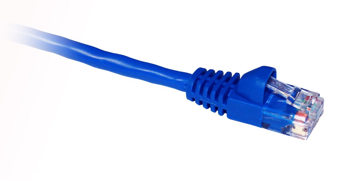 Cp Technologies C6 Bl 05 M Patch Cable Cat 6 5' Rj 45 M/M, Blue