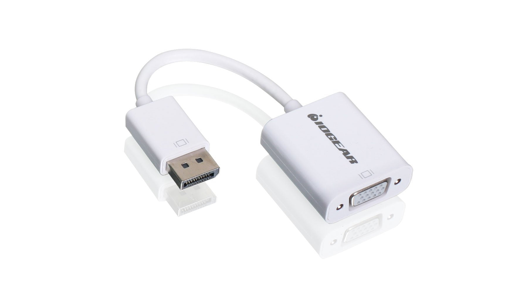 Iogear Displayport (M) To Vga (F) Adapter   Displayport 1.1A For Both 1.62 & 2.7 Gbps   Full Hd 1080P   Gdpvgaw6