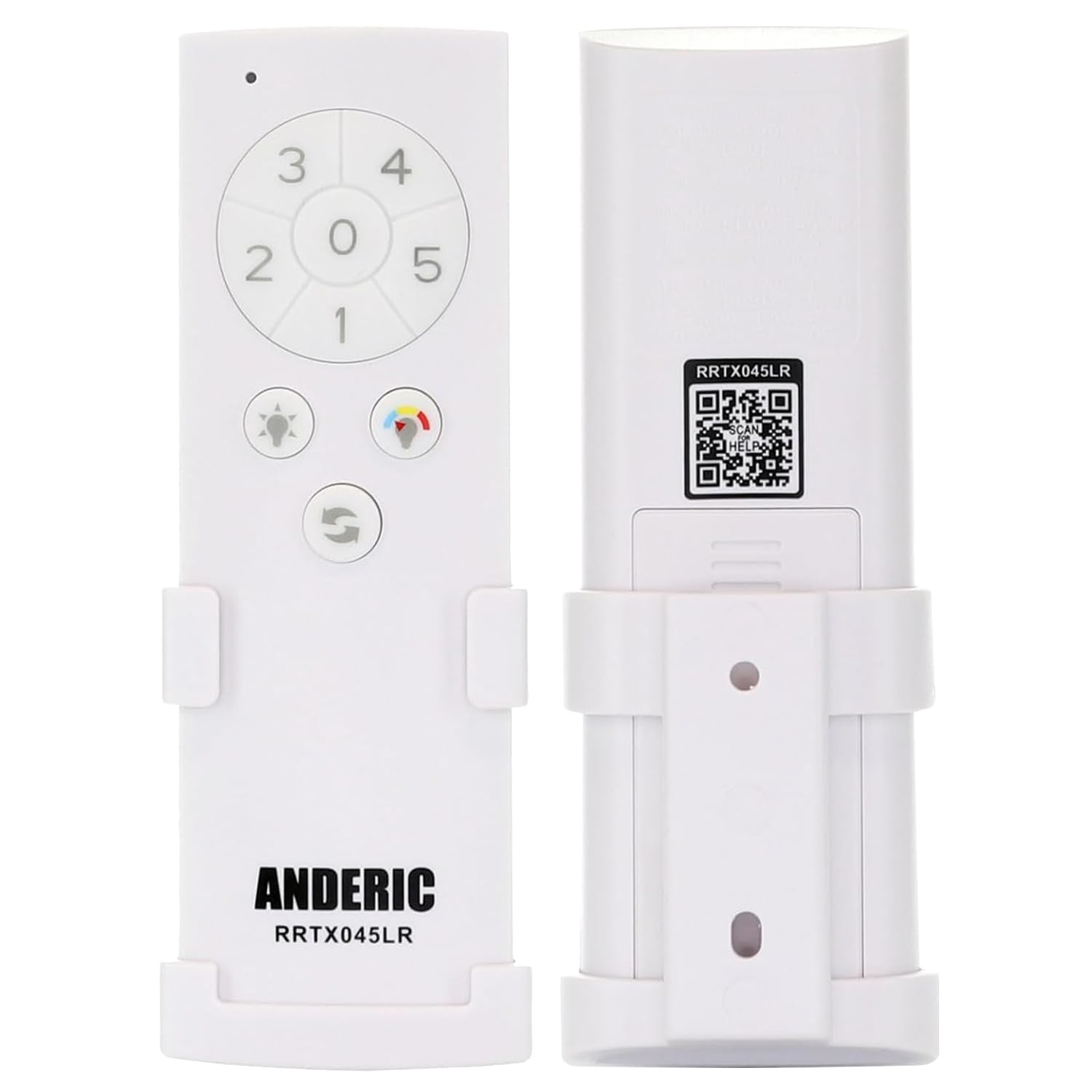 Anderic Tx045-Lr (White Version) For Home Decorators Collection Ceiling Fan Remote Control - Rrtx045-Lr A25-T045-Lr