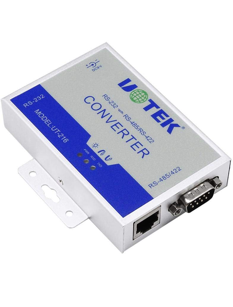 Utek Ut 216 Rs232 To Rs485/422 Active Vonverter(External Powered, Rs 232 To Rs 485/422, Wall Mounted, 600W Surging Protetion)