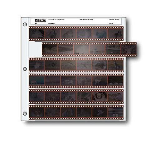 Archival 35Mm Size Negative Pages Holds Six Strips Of Six Frames, Pack Of 50