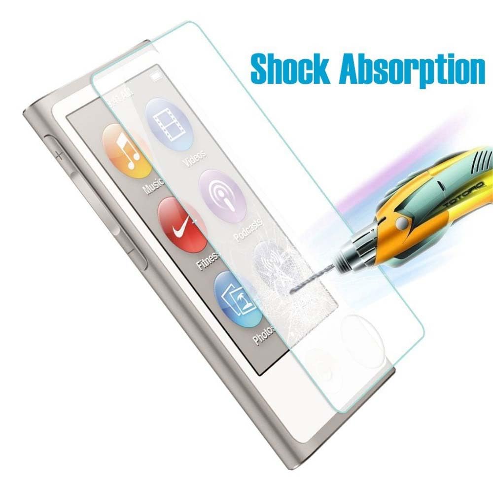 Audiopartner 9H Ultra Thin Screen Protector Tempered Glass For Ipod Nano 7 8 8Th 8G Lcd Screen Guard Film,Shockproof And Scratch