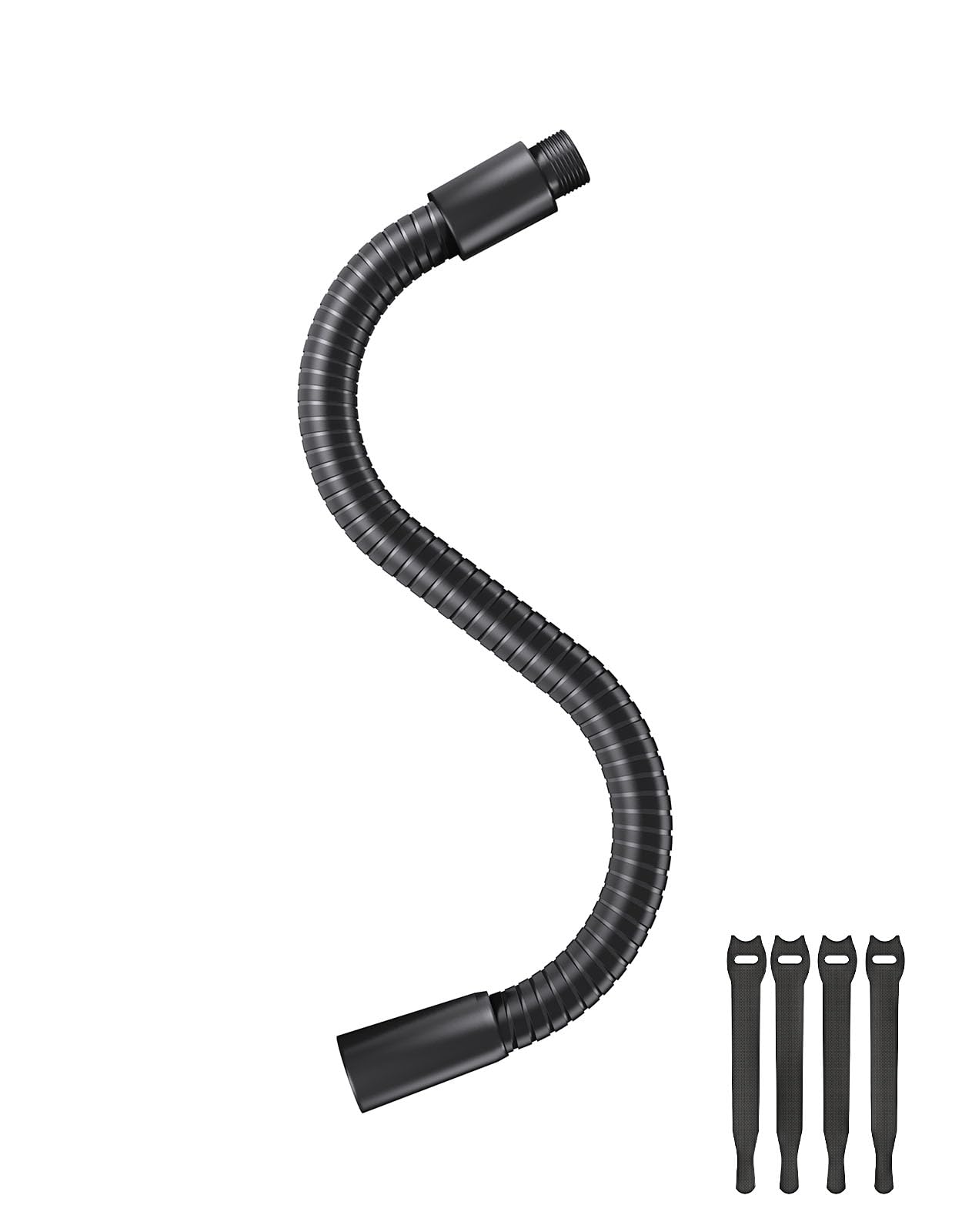 Etour 13-inch Microphone Gooseneck (5/8-27 Thread) - Heavy Duty Universal Mic Arm for Mic Stand, 360 Adjustment, High Load-beari