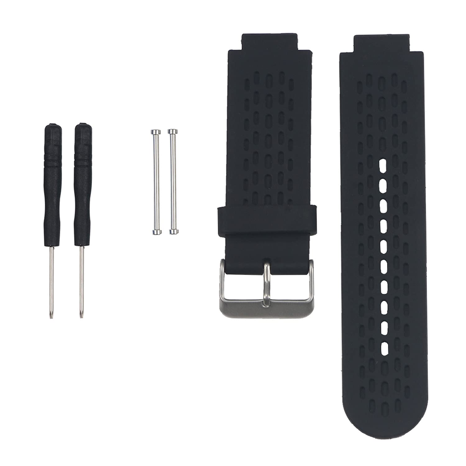 Huwokxix Watch Strap Compatible With Garmin Approach S2 S4,Adjustable Silicone Sports Strap Replacement Band For Garmin Approach