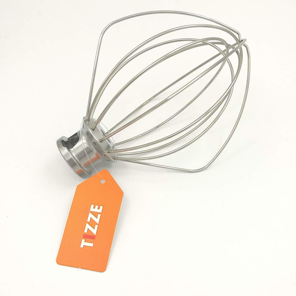 6 Wire Whip Attachment Fits Kitchenaid Tilt Head Stand Mixer Replace K45Ww, Stainless Steel, Egg Heavy Cream Beater, Cakes Mayon