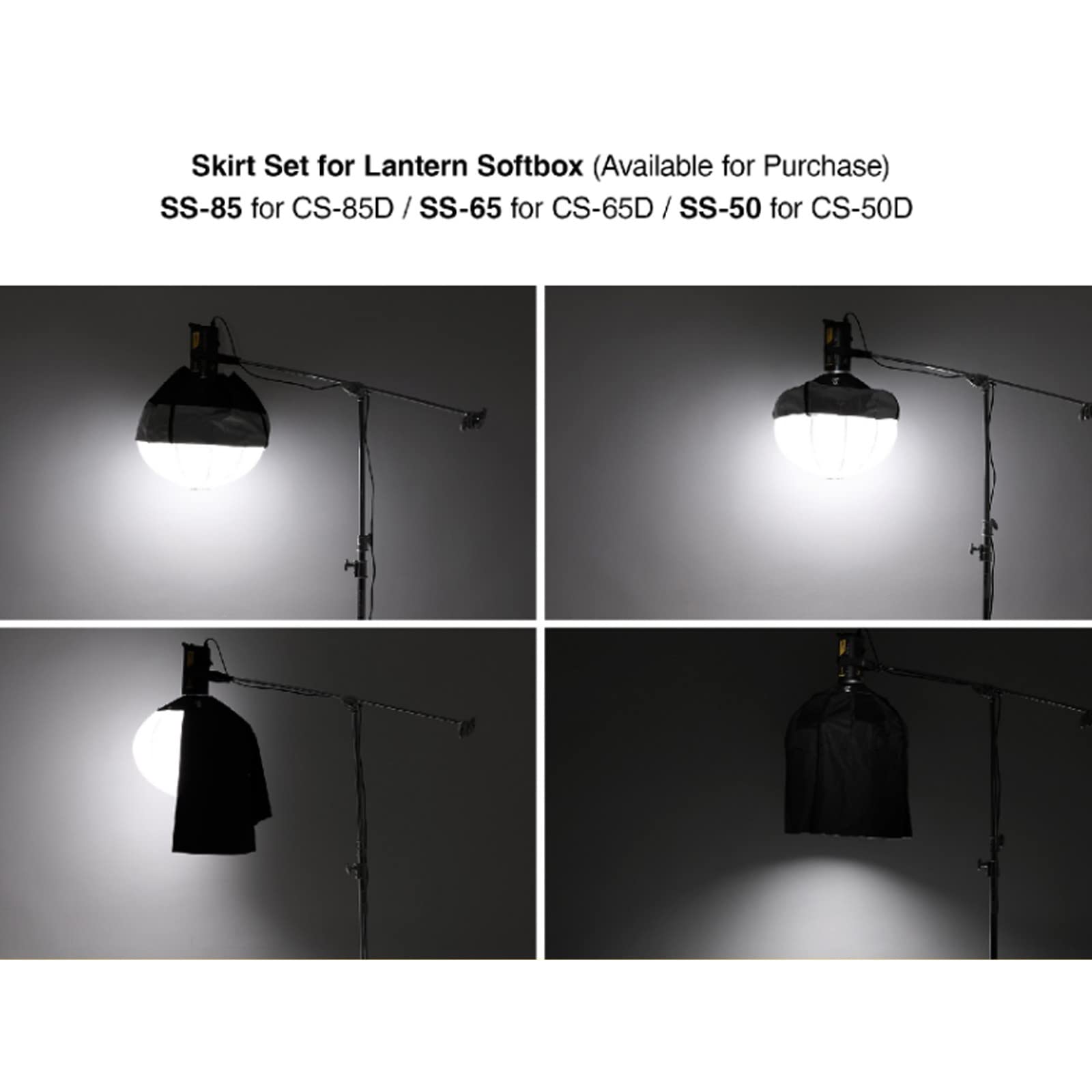 Godox Cs 50D Lantern Softbox 50Cm/20Inch Omni Directional Light Modifier Bowens Mount For Godox Sl60W Sl150 Ii, Ul150, Vl150 Lig