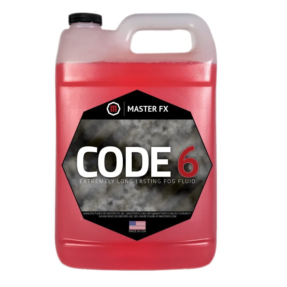 Code 6 Fog    Extremely Long Lasting Fog Fluid   1 Gallon