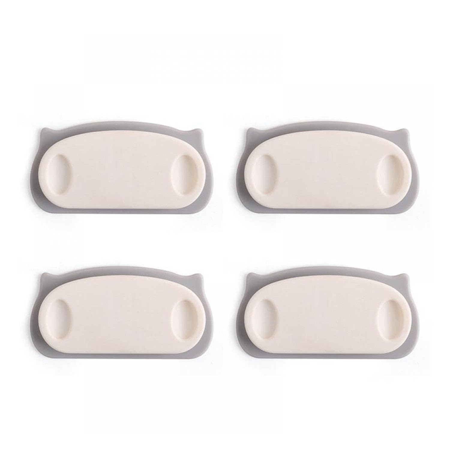 Horizonite Pig Plug Wire Organizer Cable Holder Clips  4 Pcs Set With Pad