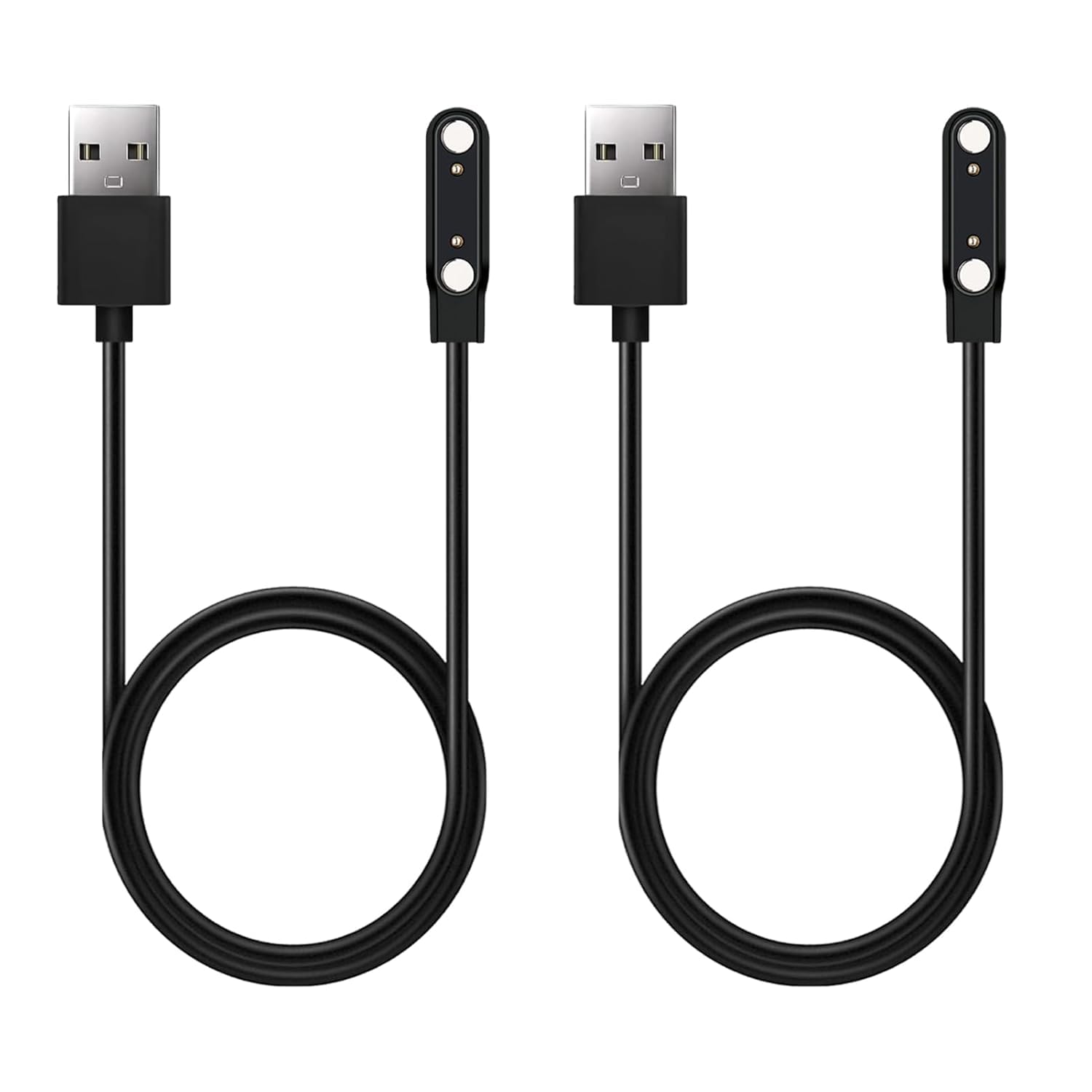 2Pack Magnetic Charger for Raycon Bone Conduction Headphones, Replacement USB Charging Cable for Raycon Fitness & Work Bone Con