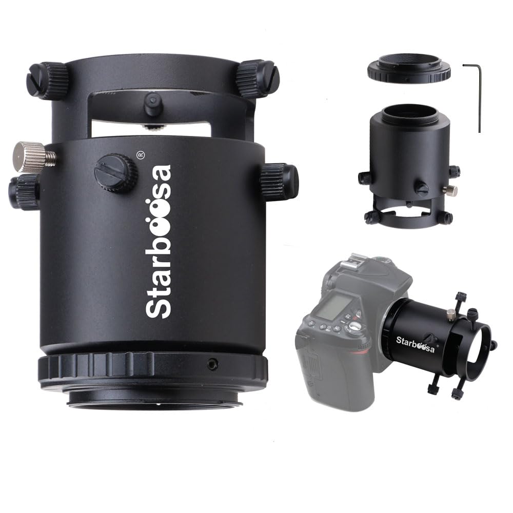 Starboosa Adjustable Extension Spotting Scope Camera Adapter Mount   For Canon Slr Cameras   Includes T Ring   Perfect For Birding And Photography