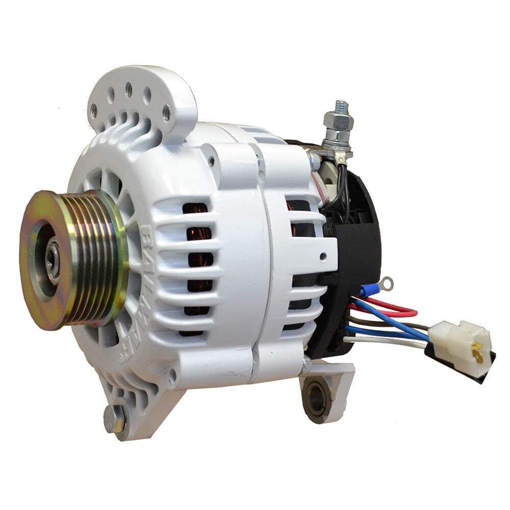 Balmar Alternator 120 Amp 12V 4'' Dual Foot Saddle K6 Pulley W/Isolated Ground,WBAUVB0D7RBCTNG