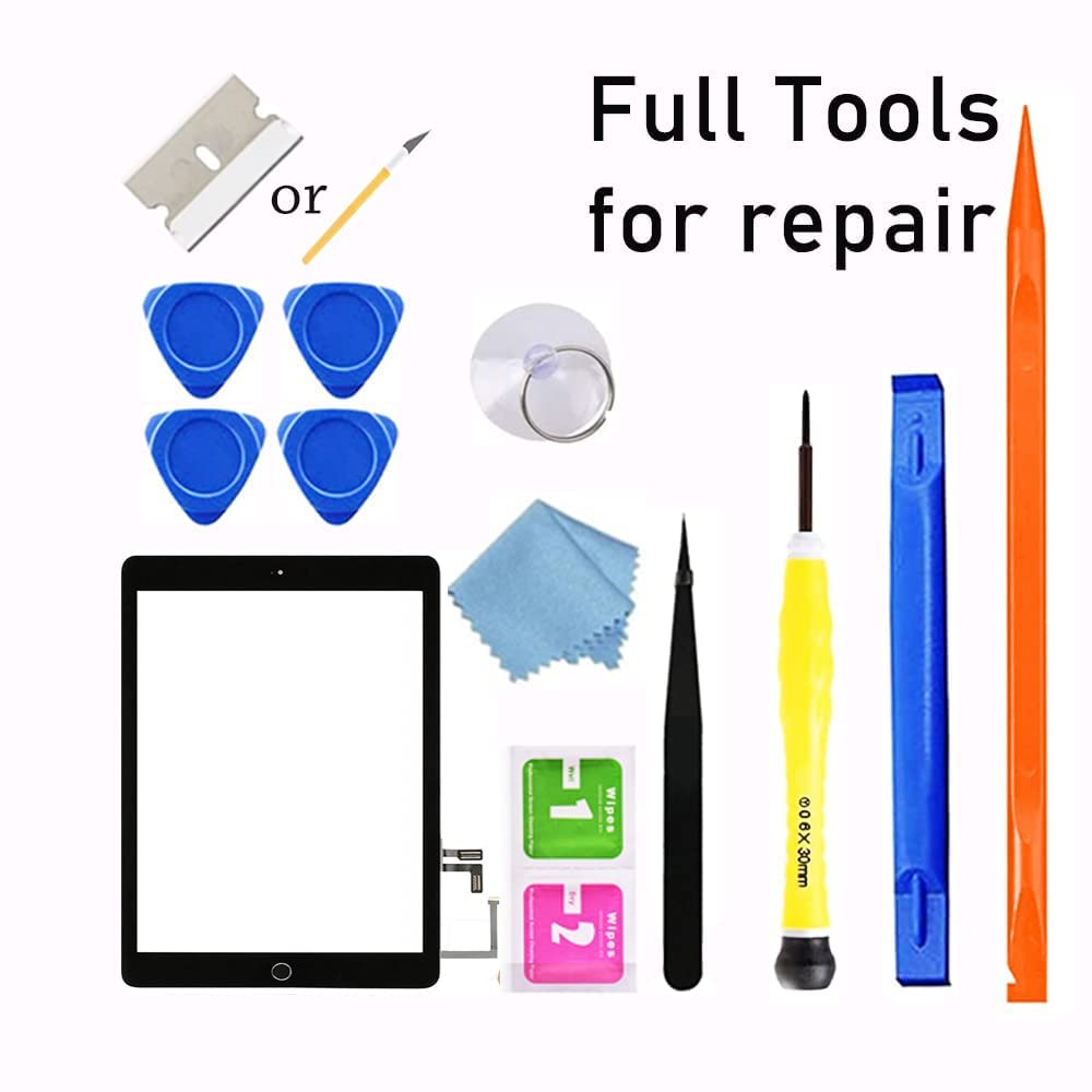 Jpung For Ipad Air 1St Generation Screen Replacement Touch Glass Digitizer,Only For A1474 A1475 A1476 Air 1St Gen, With Home But