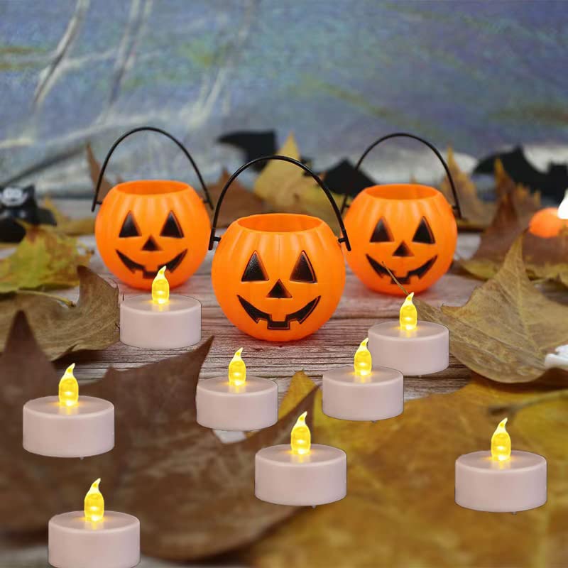 Tea Light, 100 Pack Flameless Led Tea Lights Candles Flickering Warm Yellow 200+ Hours Battery Powered Tealight Candle. Ideal Fo