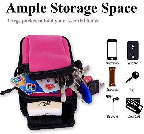 Movoyee Running Armband Cell Phone Holder For Iphone 16 16E 15 14 13 12 11 Pro Max Xs Xr X Plus Mini,Galaxy S20 S21 S22 S23 S24