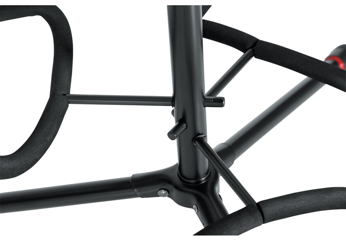 Gator Frameworks Adjustable Triple Guitar Stand, Holds (3) Electric Or Acoustic Guitars (Gfw Gtr 3000)