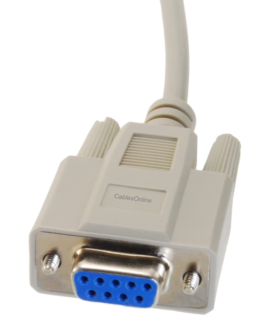 Cablesonline 100Ft Db9 Serial Male To Female 9-Wire Straight Thru Extension Cable (S-3100)