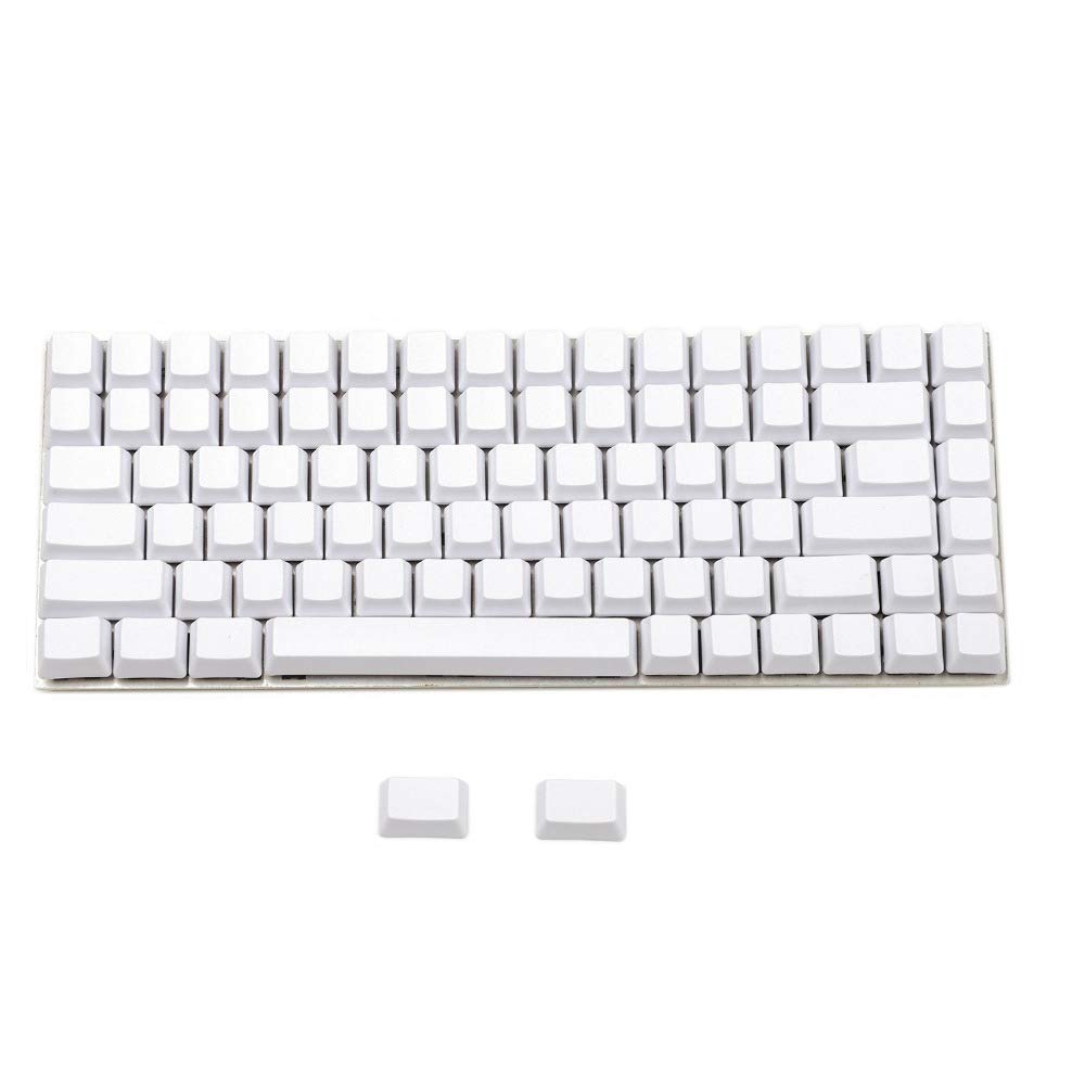 Ymdk White Black Dolch Thick Pbt 84 68 64 Blank Keyset Oem Profile Keycaps For Mx Mechanical Keyboard Keychron K2 K6 Keycool Tad