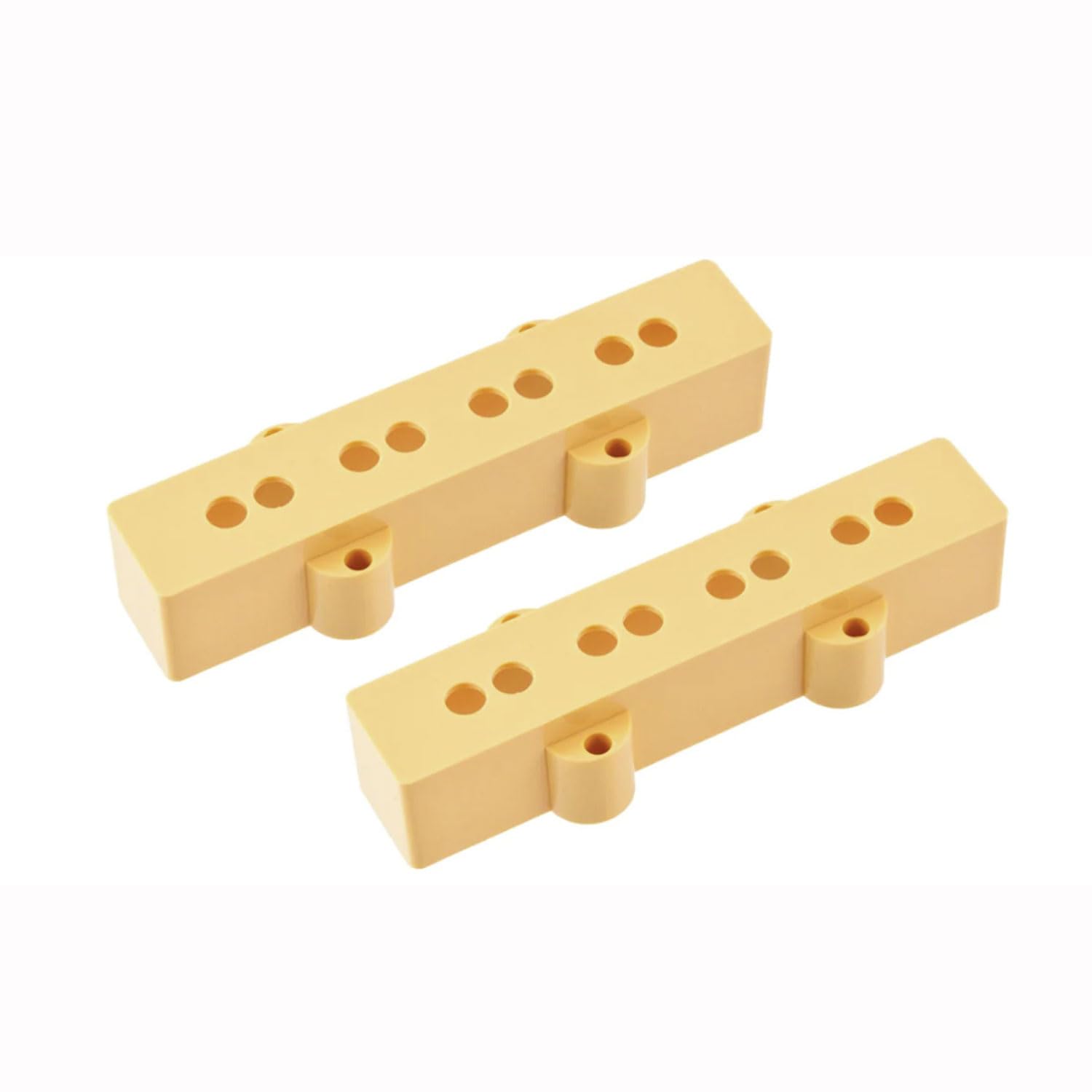 Allparts Pc0953 028 Cream Pickup Cover Set Jazz Bass Cream