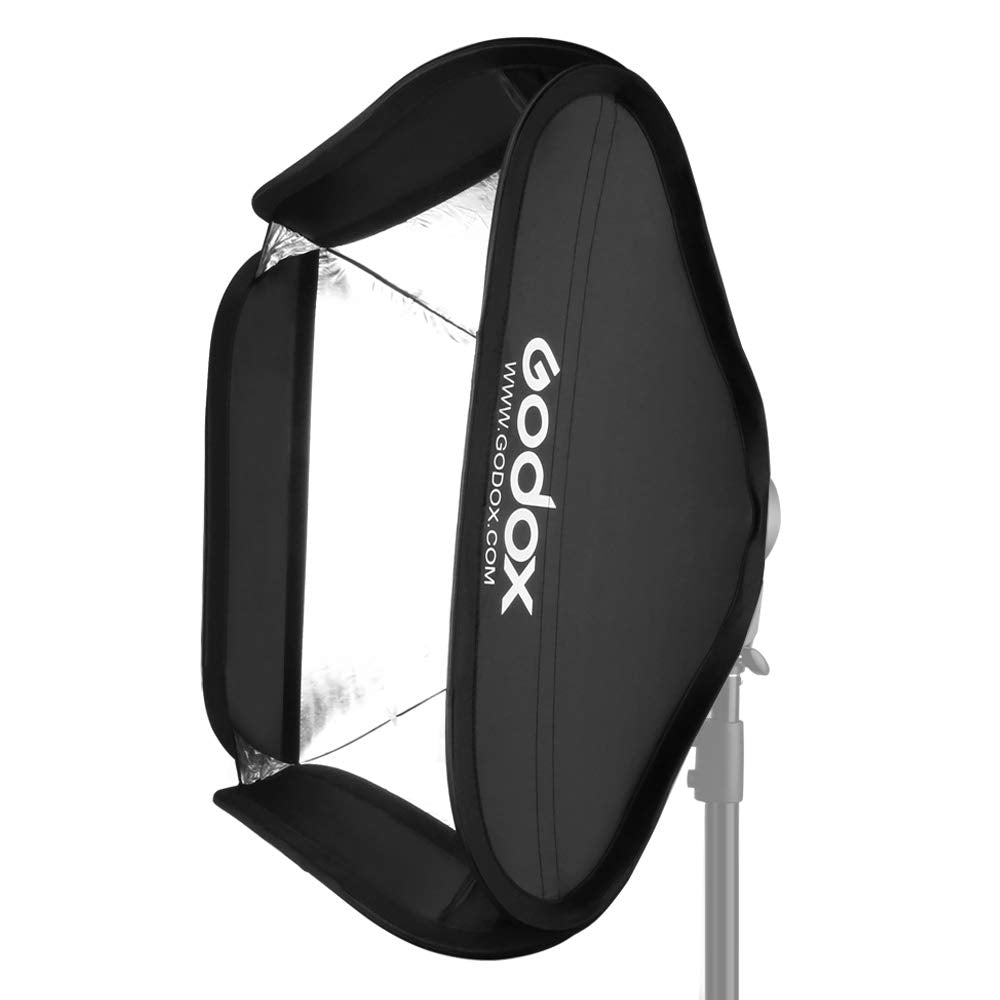 Godox Softbox 32''X32'' 80Cmx80Cm Fast Setup Foldable Bowens Mount Softbox, Photography Lighting Softbox For Camera Flash Photog