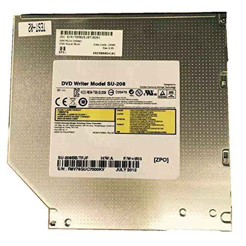 Laptop Internal Sata Drive Su-208 Super Multi 8X DVD Rw Dl Burner 24x Cd-r Writer 9.5mm Super Slim for Samsung Replace Su-208 Gt