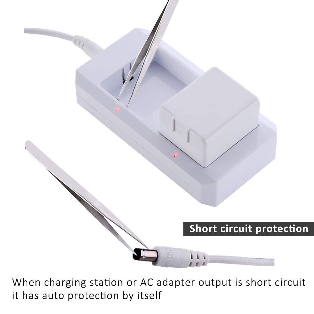 Charging Station For Arlo Charger For Arlo Batteries For Arlo Pro & Arlo Pro 2 & Arlo Go & Arlo Security Light Vma4410 Fireproof Material Adapter Pass Fcc & Ul Certified