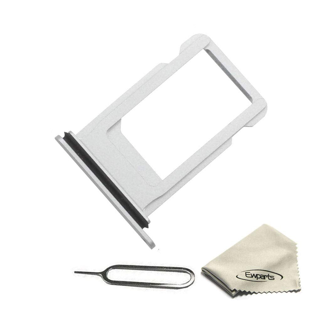 Silver Sim Card Tray Holder Compatible With Iphone X Sim Card Tray Slot Replacement
