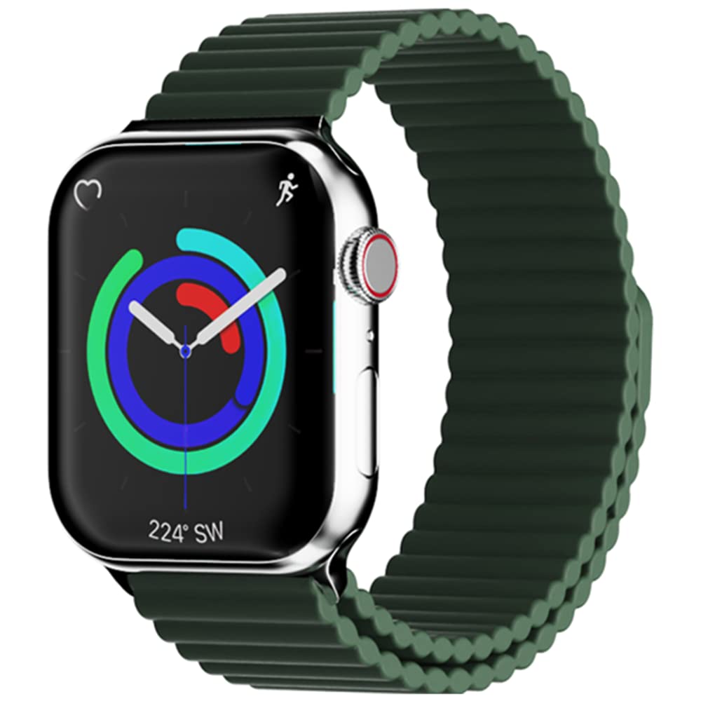 Heike Sport Loop Band For Apple Watch Bands Ultra 49Mm 45Mm 44Mm 42Mm 41Mm 40Mm 38Mm, Breathable Silicone Wristbands Replacement