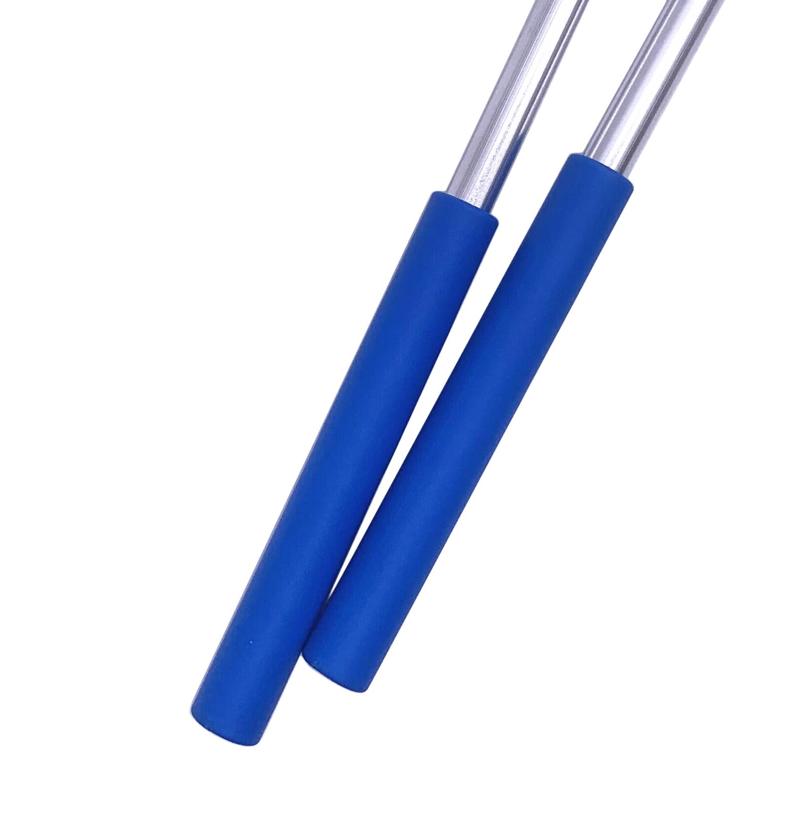 Tuoren Blue Xylophone Mallets Glockenspiel Sticks Rubber Mallets Percussion Sticks For Tongue Drum, Glockenspiel, Xylophone, Chi