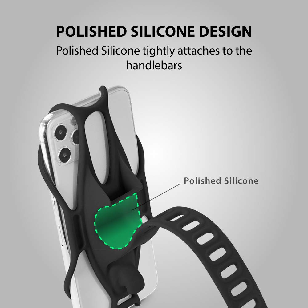 Bone Bike Tie 3, Universal Bike Phone Mount Holder For Handlebar, Bicycle Motorcycle Phone Holder For Iphone 13 12 Pro Max Mini