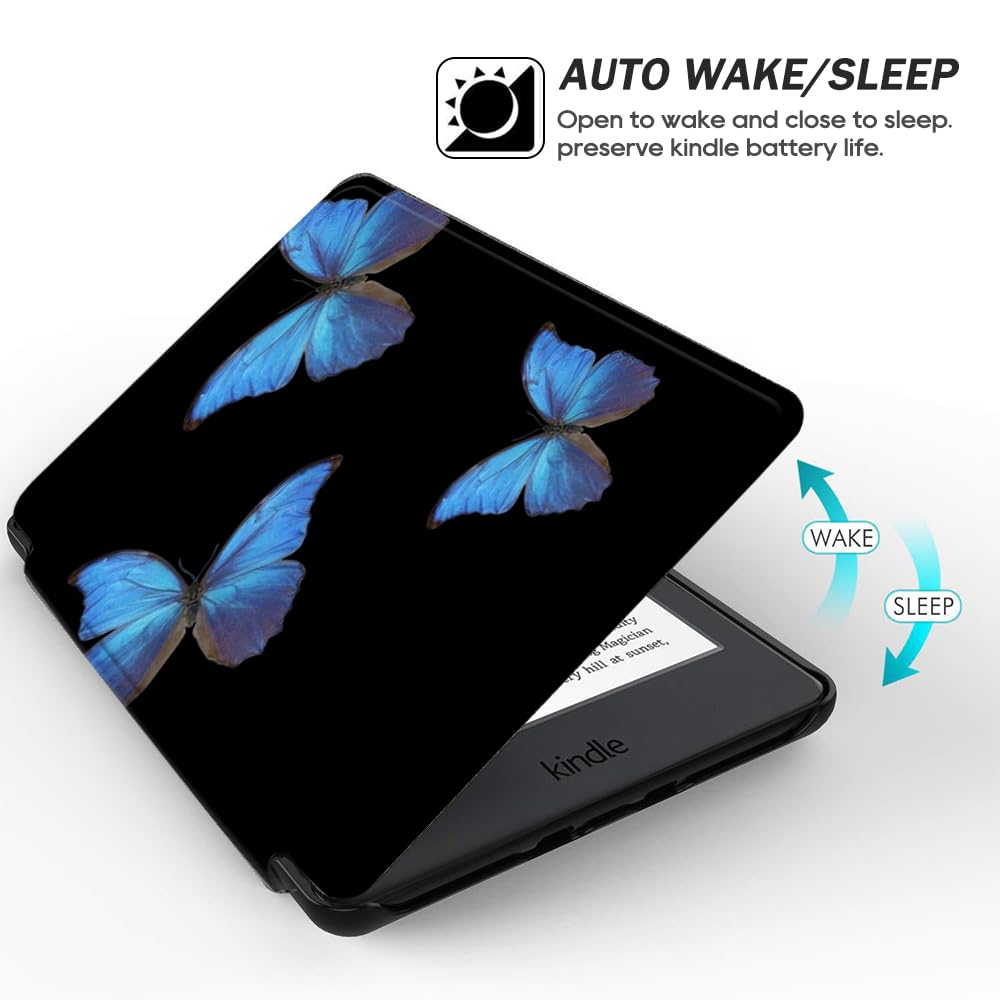 Scsvpn Case For 6.8'' Kindle Paperwhite 11Th Generation 2021 Release & Kindle Paperwhite Signature Edition, Lightweight Pu Leath