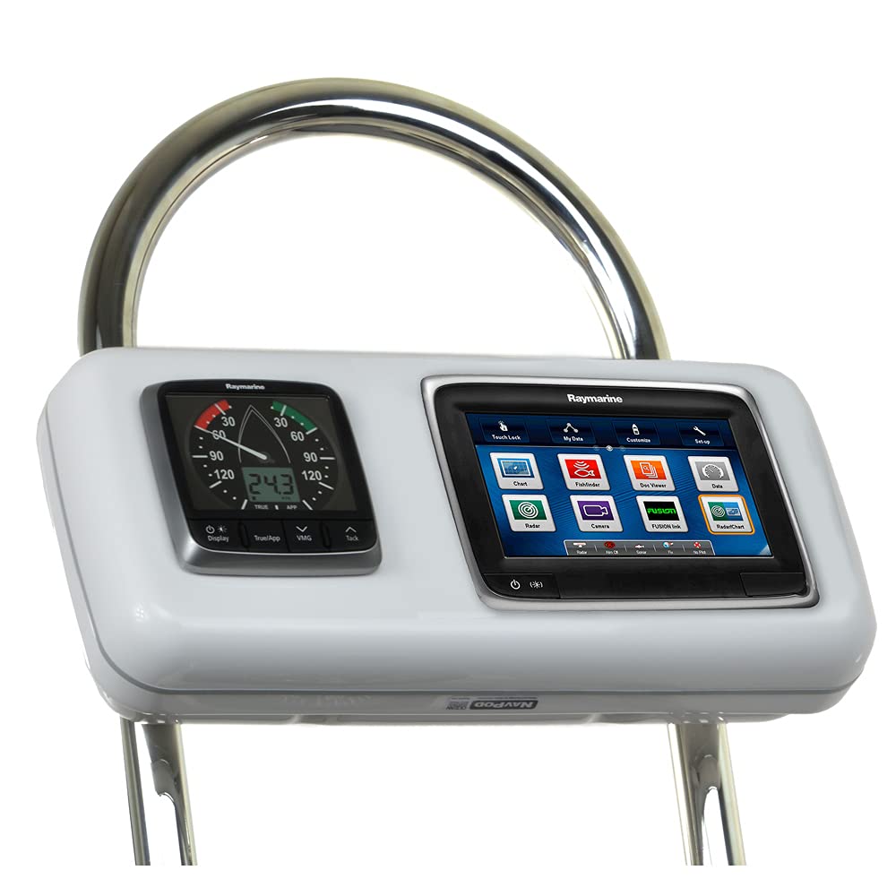 Navpod Gp2513 Systempod Pre Cut For Raymarine A75/A77/A78 And 1 Inst. (3.6'' Hole) For 12 Wide Guard