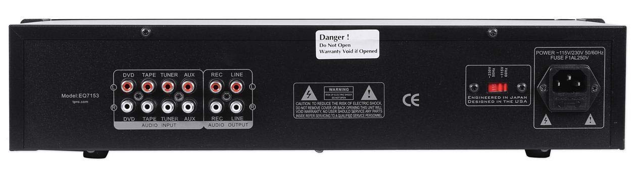 Dual 21 Band Professional Stereo Equalizer With Individual Led Indicators