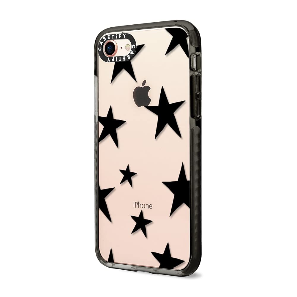 Casetify Impact Case For Iphone Se (2020/2022) And Iphone 7/8   Stars Black   Clear Black