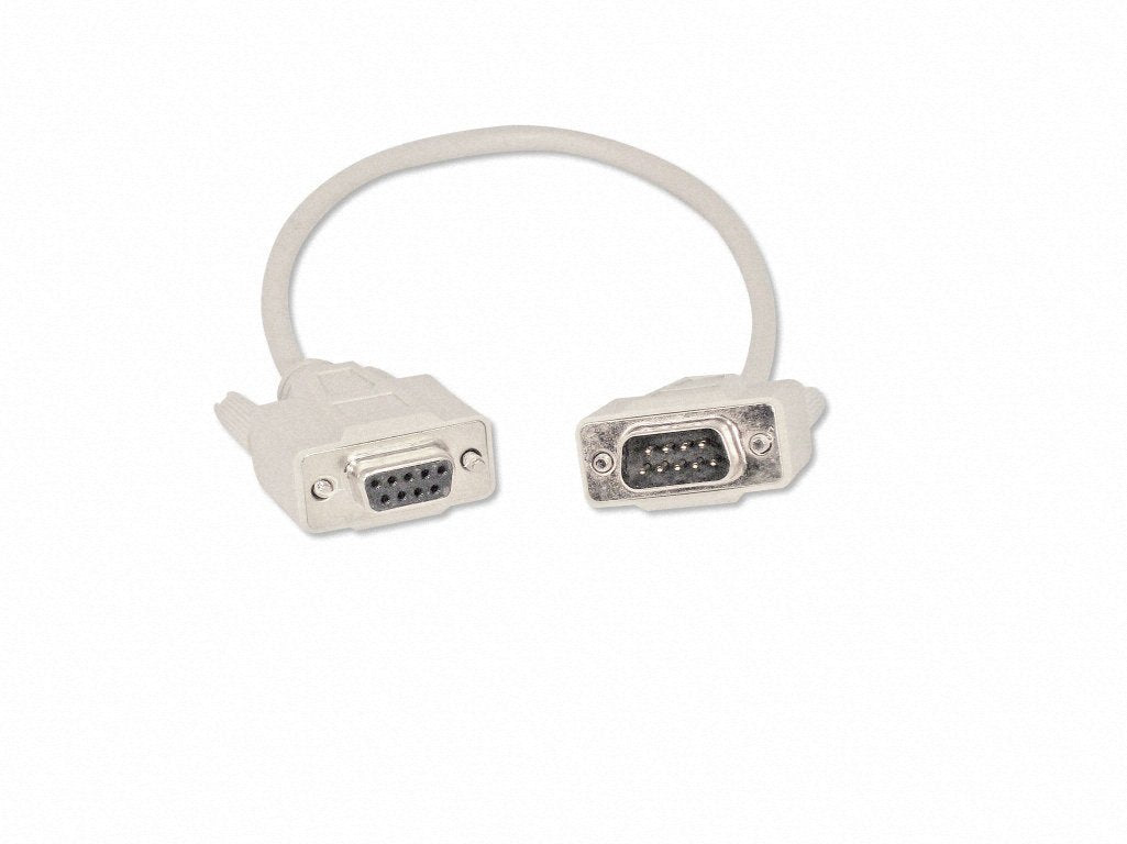 Ycs Basics 1 Foot Db9 9 Pin Serial / Rs232 Male/Female Extension Cable