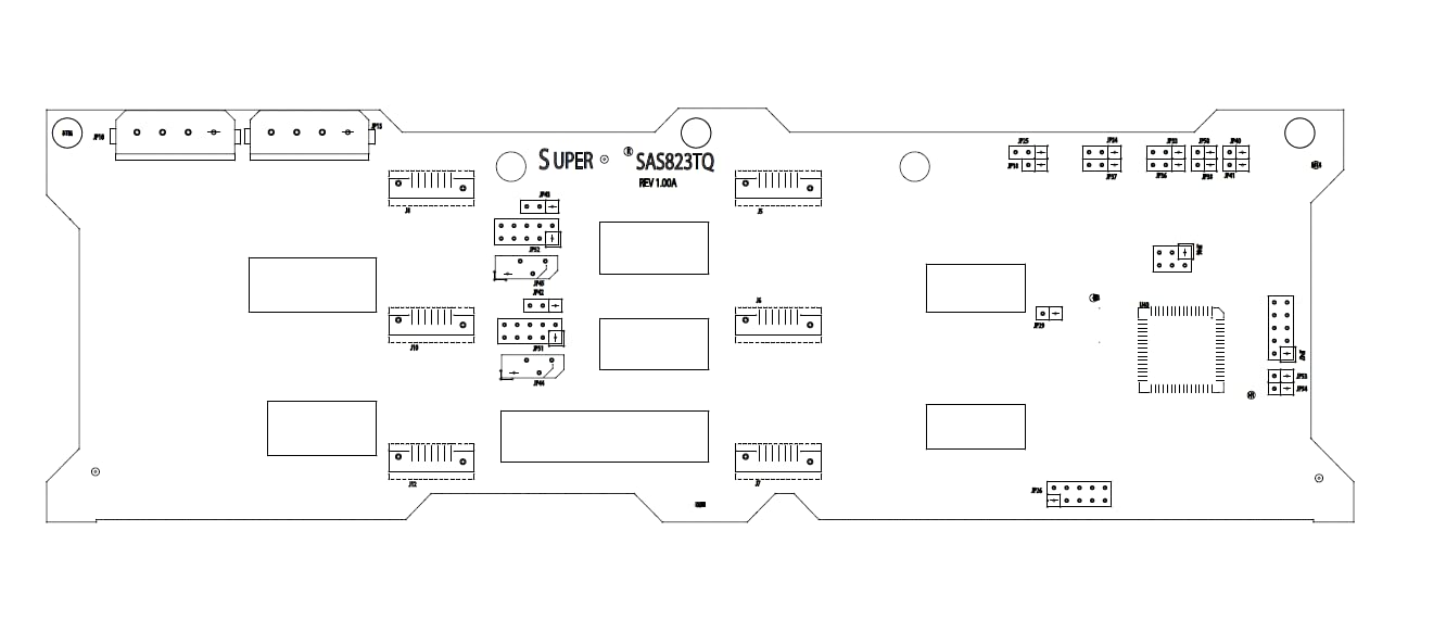 823 Sas Tq Backplane With Ami 9072
