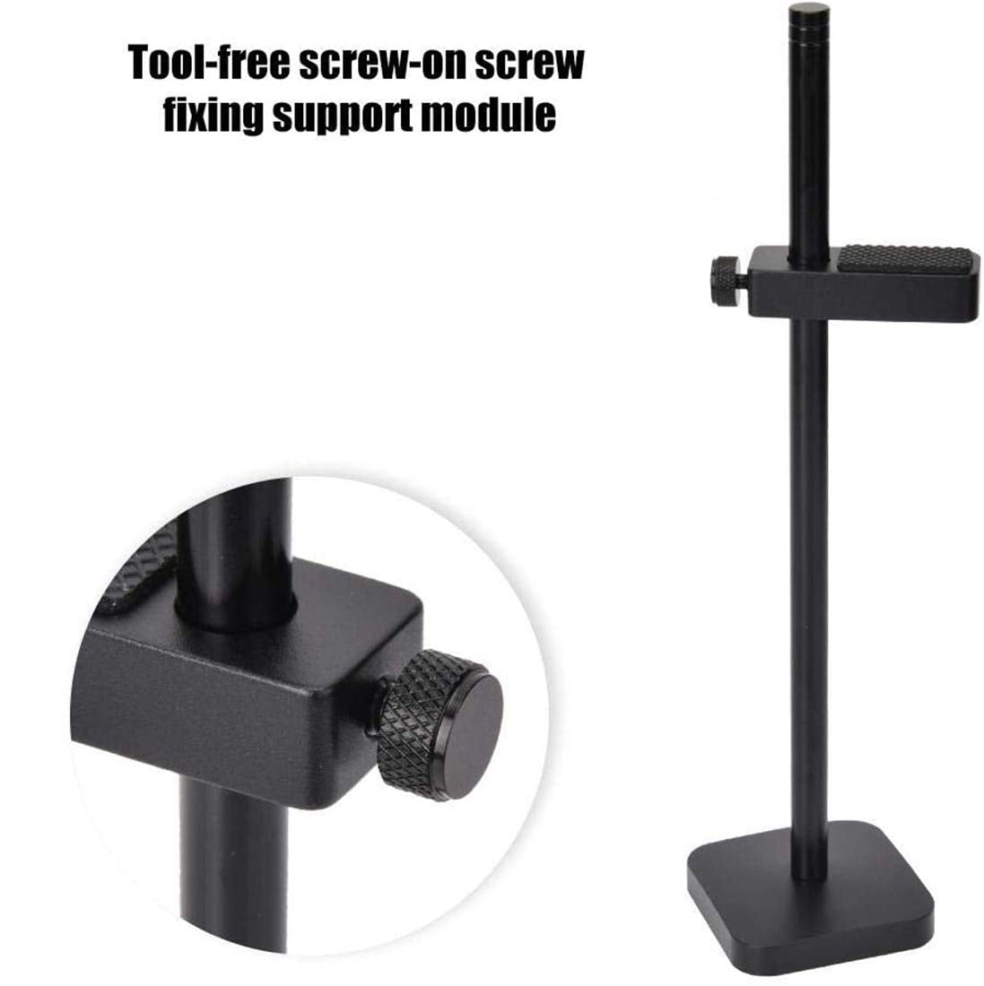 Graphics Card Gpu Brace Support, Video Card Sag Holder Bracket, Gpu Stand, Anodized Aerospace Aluminum (Black)