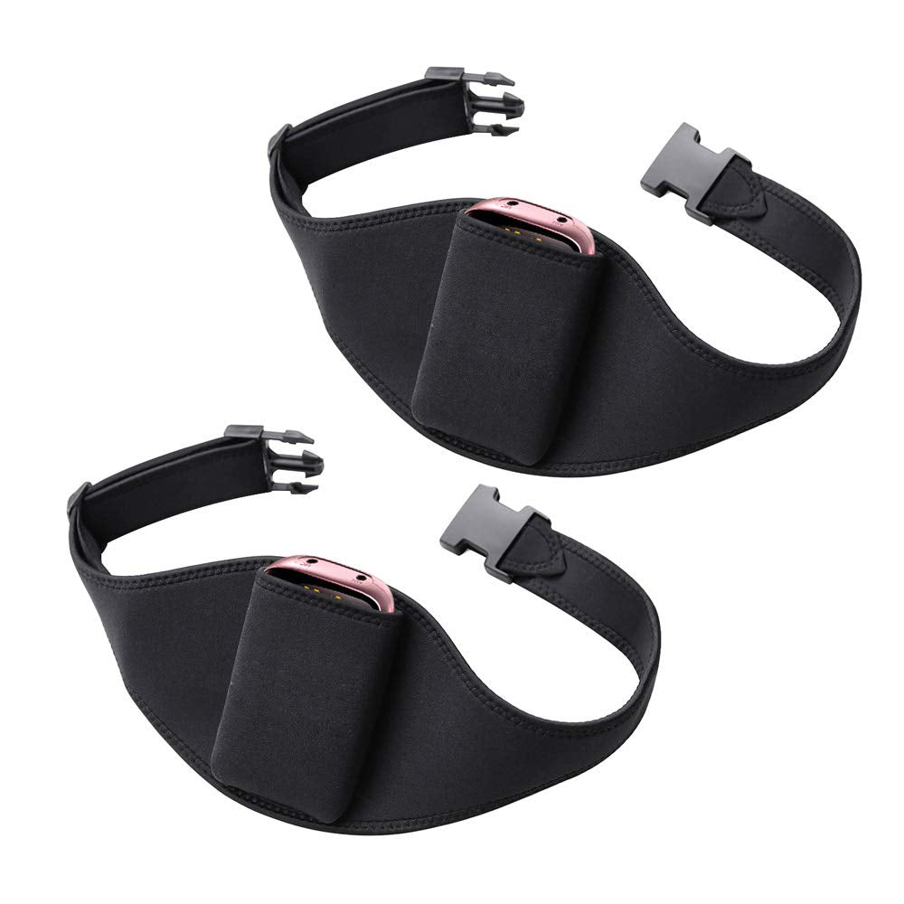 Iraspin 2 Pack Mic Belt For Fitness Instructors,Vertical Microphone Transmitter Carrier Belt For Fitness Class,Public Speaking,T